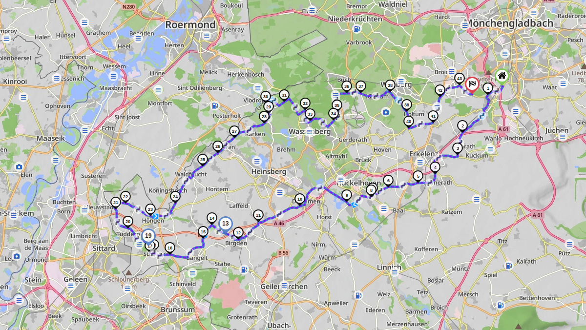 
								Map Selfkant Tour