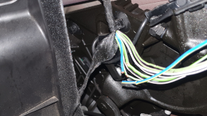 Cable breakage softtop storage left
